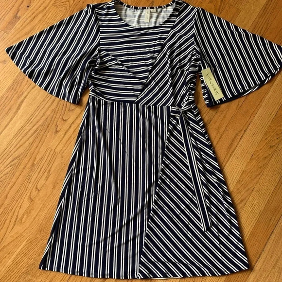 COPY - **NEW TACERA Striped Fit and Flare Dress - Picture 7 of 10